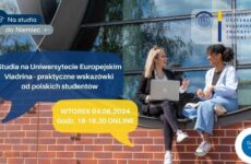 Więcej o: Studia na Uniwesytecie Viadrina – warsztaty online